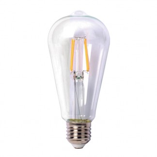 Лампа светодиодная филаментная Thomson E27 7W 6500K колба прозрачная TH-B2341