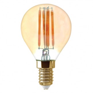 Лампа светодиодная филаментная Thomson E14 9W 2400K шар прозрачный TH-B2123