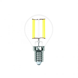 Лампа светодиодная филаментная Volpe E14 7W 3000K шар прозрачный LED-G45-7W/3000K/E14/CL/SLF UL-00008318